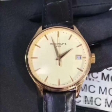 341百达翡丽.古典系列.包18k黄金B346741940008 皮带 机械男表真金真钻手表