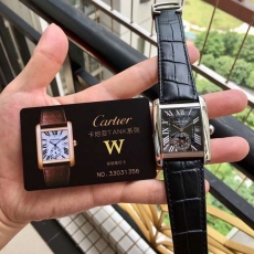 503卡地亚.坦克系列B40412369509J50 皮带 机械男表