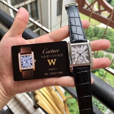 503卡地亚.坦克系列B40412369509J50 皮带 机械男表