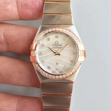559欧米茄.星座系列 B13165419150010 钢带 石英女表sss