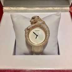 473卡地亚.美洲豹B445748915007 皮带 石英女表