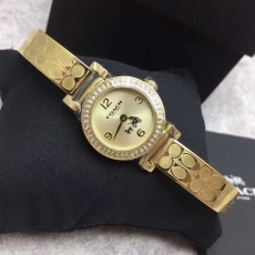 029coach蔻驰.原单 B289253893401 钢带 石英女表 金色