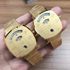 171古驰.GRIP系列.原单 B28953669135010 钢带 情侣表