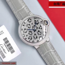 354卡地亚.蓝气球豹系列B101732796803 皮带 石英女表 台湾厂