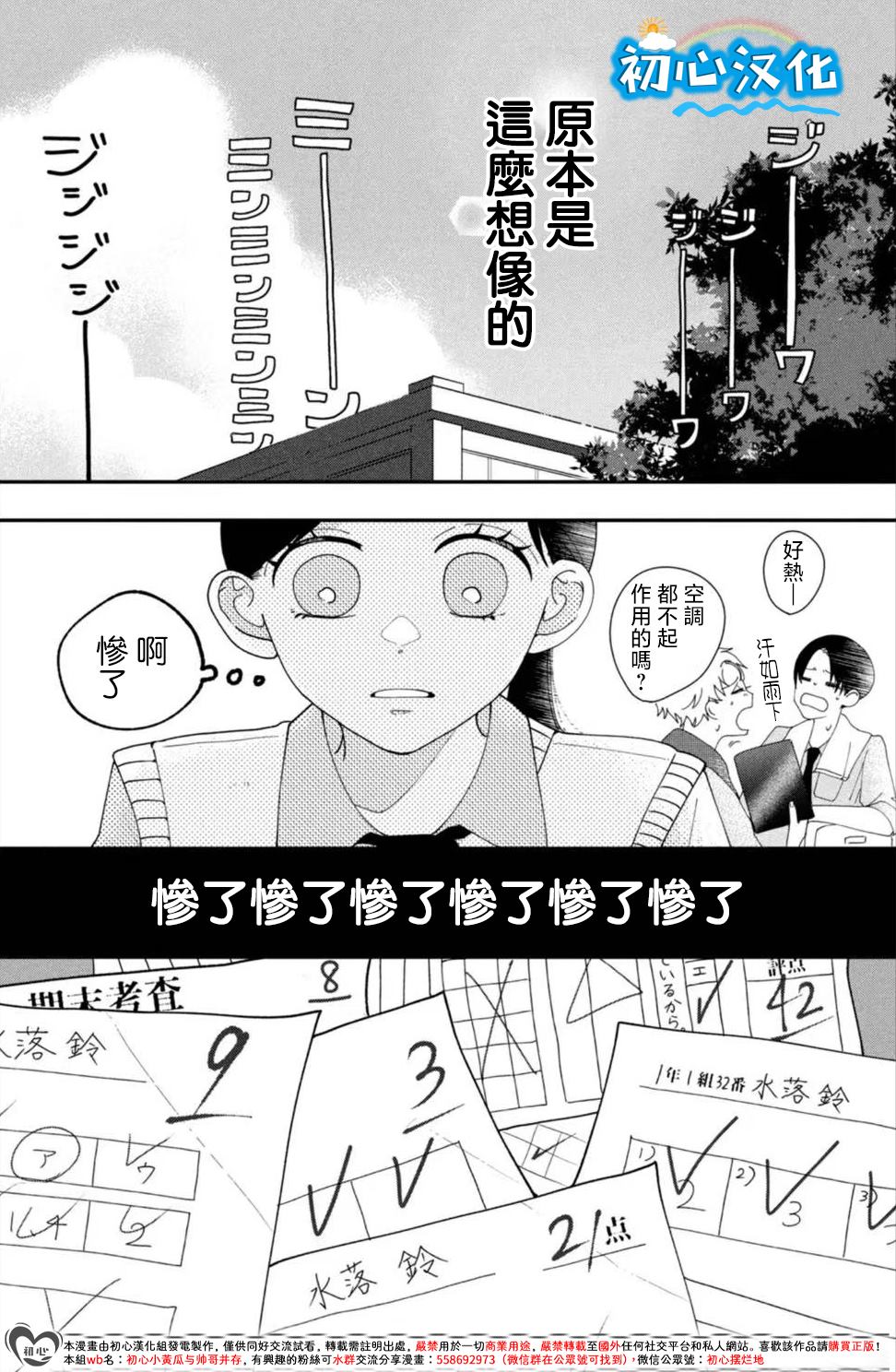 放学后的蓝色时刻 第1话 第5页
